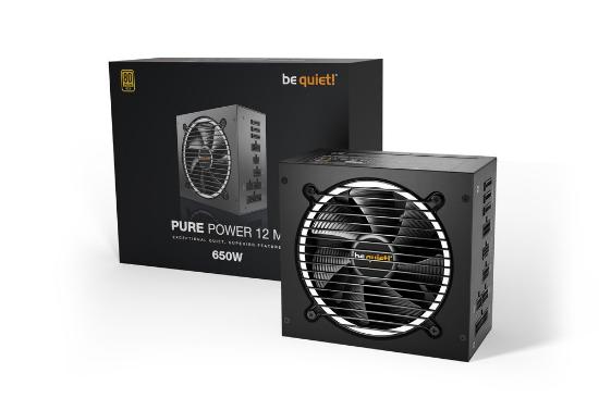 Napajlnik 650W, BE QUIET Pure Power 12 M, 120mm vent., 80+ Gold, modularno