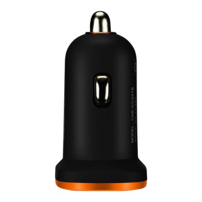 Auto punjač CANYON C-01, USB-A, crno-narančasti