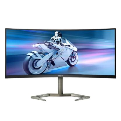 Gaming monitor 34" PHILIPS Evnia 34M1C5500VA/01, UWQHD, VA, 165Hz, 1ms, 300cd/m2, FreeSync, ukrivljen, zvočnici, črni