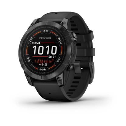 Pametni sat GARMIN Epix Pro Gen 2, 47mm, HR, GPS, multisport, sivo/crni