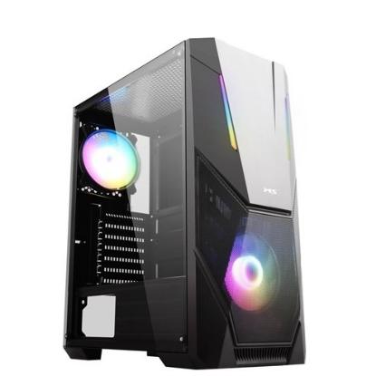 Ohišje MS ARMOR V315 gaming, MIDI, ATX, window, črno, bez napajalnika