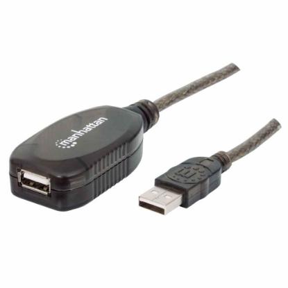 Kabel MANHATTAN, USB 2.0 USB-A (M) na USB-A (Ž), produžni, aktivni, 10.0m