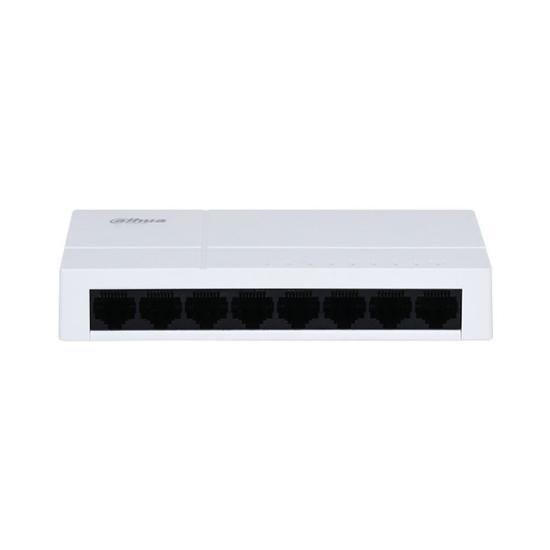 Switch DAHUA PFS3008-8GT-L-V2, 10/100/1000 Mbps, 8-port