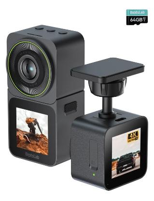 Sportska / auto kamera 360 Botslab Versatile Camera Kit V9H UHD (4K), crna