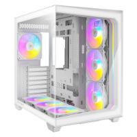 Ohišje ANTEC C5 ARGB, MIDI, ATX, window, belo, bez napajalnika