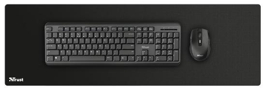 Podloga za miško TRUST Mouse Pad XXL, črna