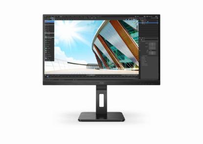 Monitor 27" AOC 27P2Q, FHD, IPS, 75Hz, 4ms, 250cd/m2, 1000:1, pivot, črni