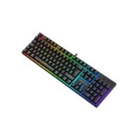 Tipkovnica EPOCH Rhea, RGB, mehanička, crveni switch, UK/HR layout, črna, USB