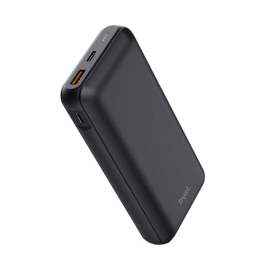 Mobilni USB punjač TRUST Redoh, 20000 mAh, crni