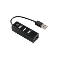USB HUB SBOX H-204, 4-portni USB 2.0, crni