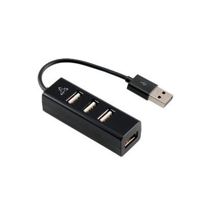 USB HUB SBOX H-204, 4-portni USB 2.0, crni