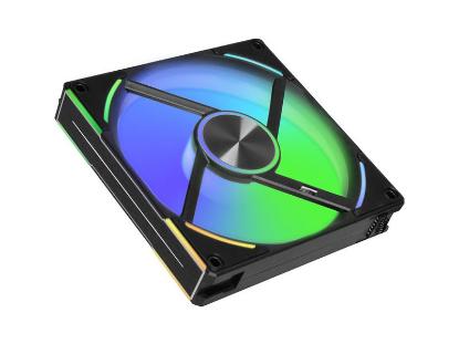 Ventilator LIAN LI UNI FAN AL140 V2, RGB, 140mm PWM, črni