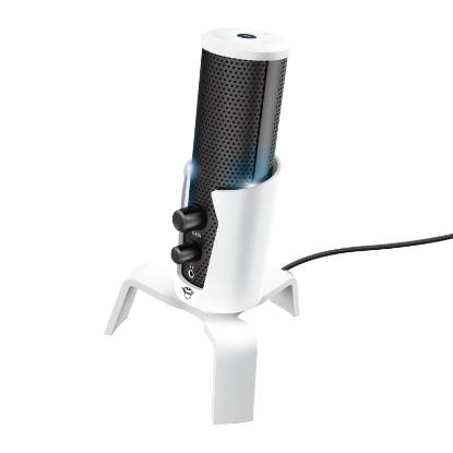 Mikrofon TRUST GXT 258 Fyru, streaming, namizni, beli