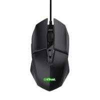 Miška TRUST GXT 109 Felox, RGB, optički, 6400dpi, črni