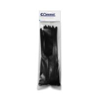 Plastične vezice za kabele, 7.5 mm x 250 mm, crne, 25 kom