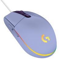 Miška LOGITECH Gaming G102 Lightsync, optički, 8000dpi, lilac, USB