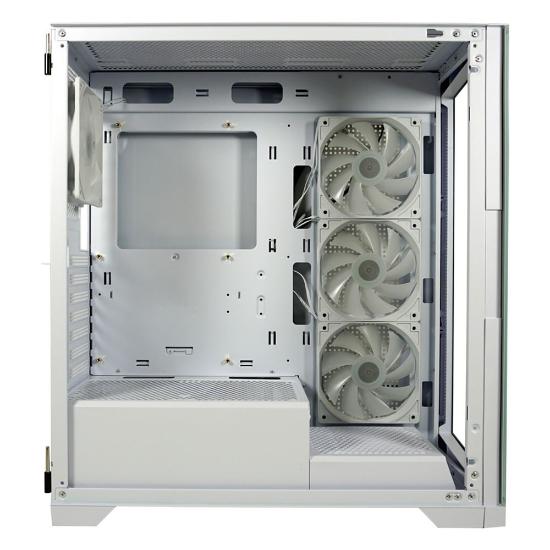Ohišje LC POWER 806W Crosswind X, MIDI, ATX, window, belo, bez napajalnika