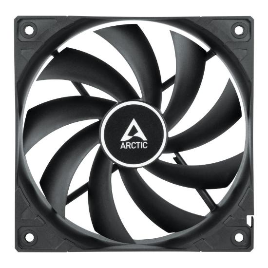 Ventilator ARCTIC F12 Black, 120mm, 1350 okr/min, črni