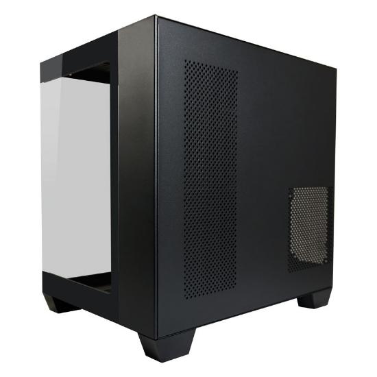 Ohišje LC POWER 809B Dark Storm_X, MIDI, ATX, bez napajalnika, črno