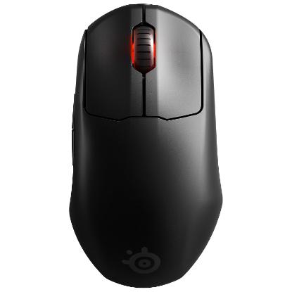Miška STEELSERIES Prime Wireless Gaming Mouse, bežični, optički, RGB, 18000 CPI, mat črni, USB