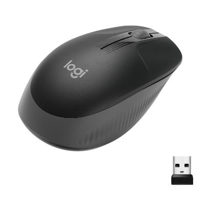 Miška LOGITECH M190, optički, bežični, 1000dpi, črni