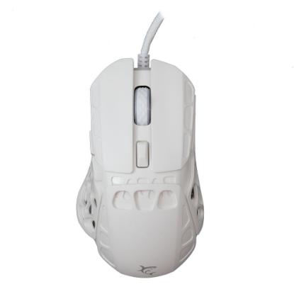 Miška WHITE SHARK Ector, RGB, optički, 12400dpi, beli