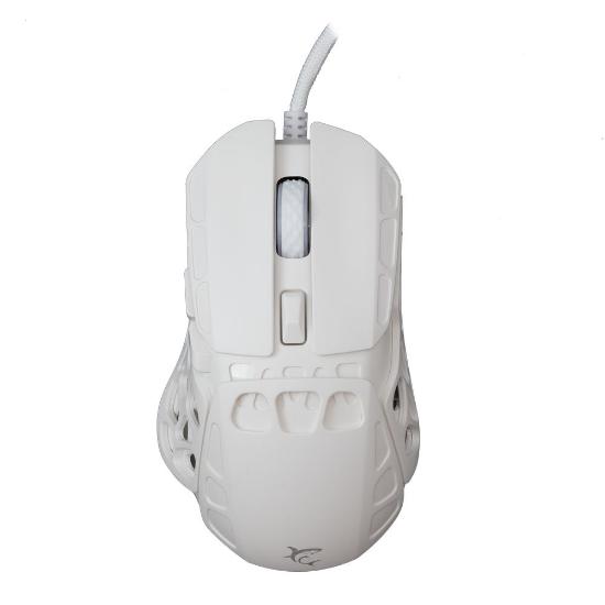 Miška WHITE SHARK Ector, RGB, optički, 12400dpi, beli