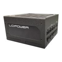 Napajlnik 850W, LC POWER Super Silent Modular Series LC6850M, ATX v3.0, modularno, 135mm vent, 80+ Gold, črno
