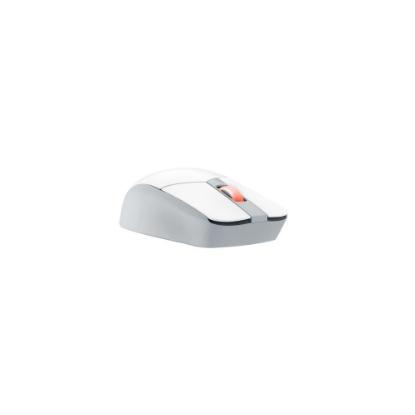 Miška ASUS ROG Strix Impact III, RGB, optički, bežični, BT, 36000dpi, beli