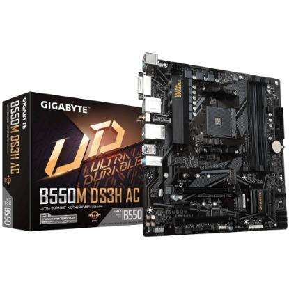 Matična plošća GIGABYTE B550M DS3H, AMD B550, DDR4, mATX, s. AM4