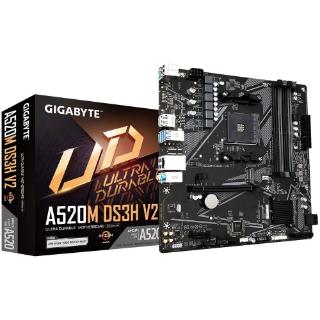 Matična plošća GIGABYTE A520M DS3H V2, AMD A520, DDR4, mATX, s. AM4