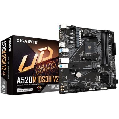 Matična plošća GIGABYTE A520M DS3H V2, AMD A520, DDR4, mATX, s. AM4