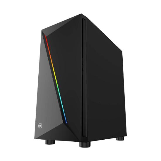 Ohišje BIT FORCE RIPPER RGB-2, MIDI, ATX, window, črno, bez napajalnika
