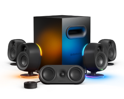 Zvočniki STEELSERIES Arena 9, 5.1, Bluetooth, RGB, črni
