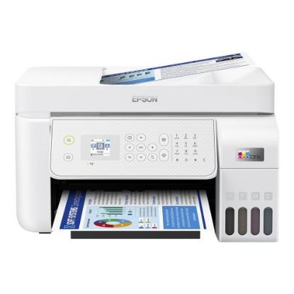 Multifunkcijski Tiskalnik EPSON EcoTank L5316, Tiskalnik/scanner/copy/fax, 5760 dpi, USB, LAN, WiFi, beli