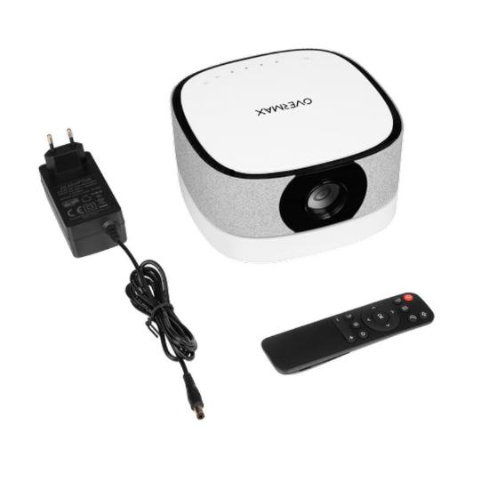 Projektor OVERMAX Multipic 4.5, LED, 1080p, 3000 lm, WiFi, Bluetooth, HDMI, USB, bijeli