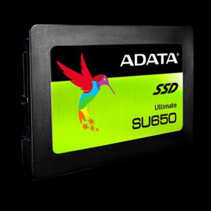 SSD 240 GB ADATA SU650 3D Nand, ASU650SS-240GT-R, SATA3, 2.5", maks do 520/450 MB/s