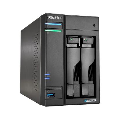 NAS ASUSTOR AS6702T Lockerstor 2, 2-bay NAS, QuadCore 2.9GHz, 2.5 Gigabit port, 4GB DDR4, bez diskova
