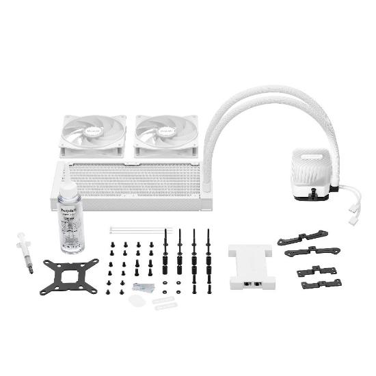 Vodno hlajenje BE QUIET Light Loop 240mm, ARGB, CPU hlađenje, za Intel i AMD, belo