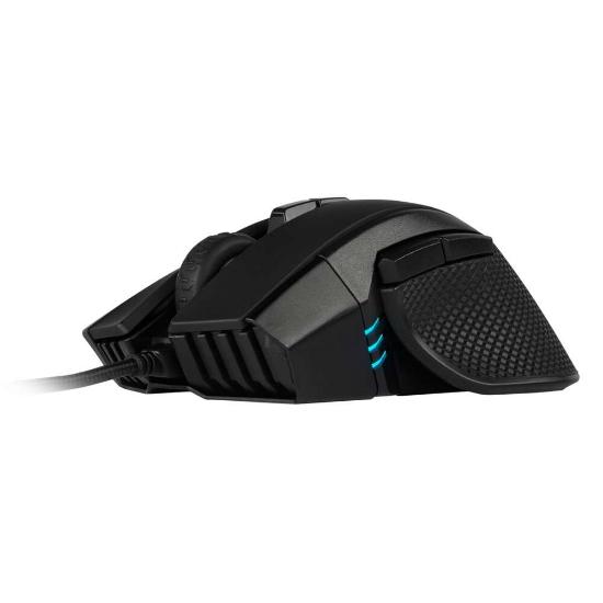 Miška CORSAIR Ironclaw RGB Gaming, bežični, optički, 18000 dpi, črni, USB