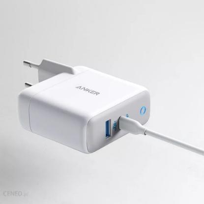 Kućni punjač ANKER PowerPort+ Atom III, A2322G21, 60W, USB, USB-C, bijeli