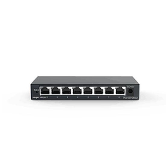 Switch RUIJIE-REYEE RG-ES108GD, 10/100/1000 Mbps, 8-port, crni