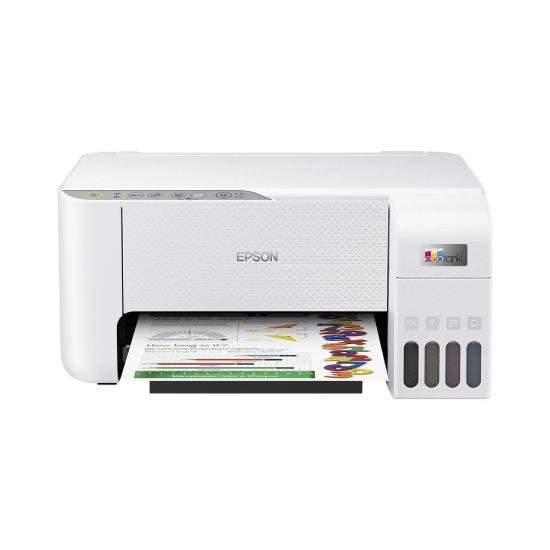 Multifunkcijski Tiskalnik EPSON EcoTank L3276, Tiskalnik/scanner/copy, 5760 x 1440, WiFi, USB, beli
