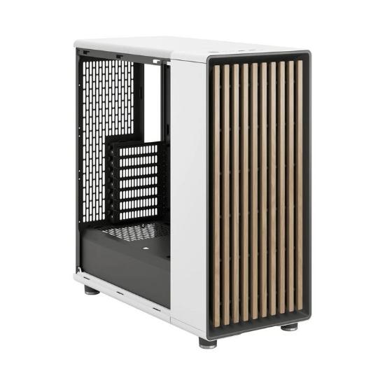 Ohišje FRACTAL DESIGN North Chalk White, ATX, belo, bez napajalnika
