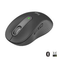 Miška LOGITECH M650, bežični, optički, 4000dpi, USB, BT, črni
