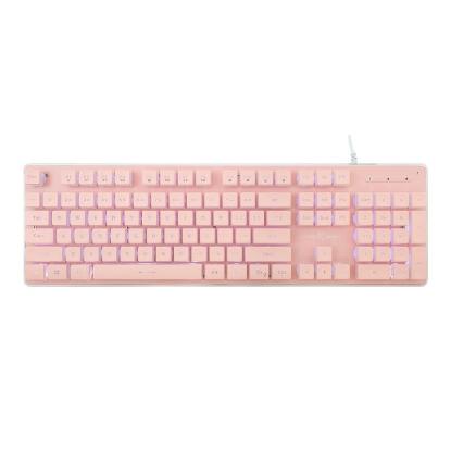 Tipkovnica WHITE SHARK GK-003441 Tachi, membranska, US Layout, USB, roza