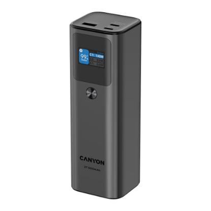 Mobilni USB punjač CANYON PB-2010, 140W , 27000 mAh, PD, QC 3.0, sivi