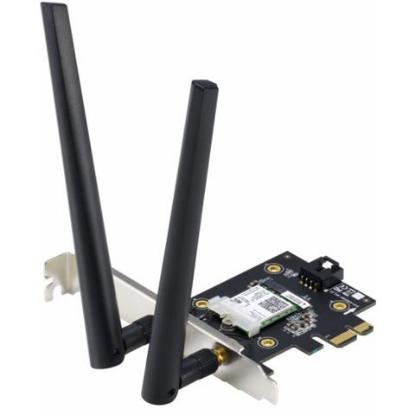 Mrežna kartica adapter PCI-E ASUS PCE-AX3000, AX3000, 802.11a/b/g/n/ax, Dual Band, 2x antena, za bežičnu mrežu