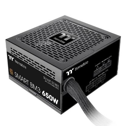 Napajanje 650W, THERMALTAKE Smart BM3 Bronze 650W, ATX 3.0, 120mm vent., polu-modularno, 80+ Bronze