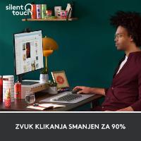 Miška LOGITECH M650, bežični, optički, 4000dpi, USB, BT, črni
